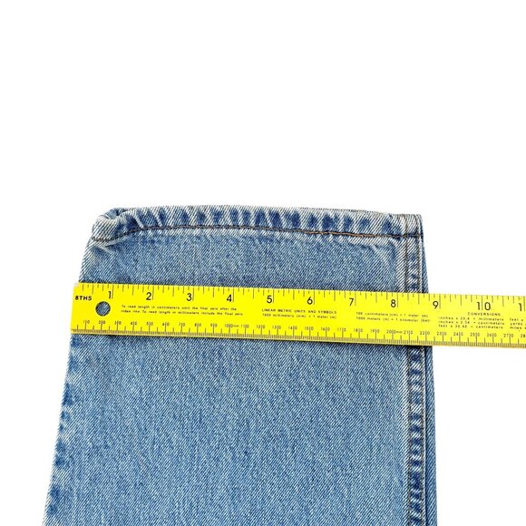 Vtg Levi's 550 USA Relaxed Fit Tapered Leg Light Wash Men 42x32 (40x32) Jeans - Picture 10 of 11